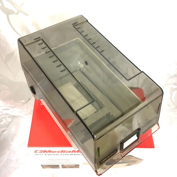 Media Mate 3 1/2" Floppy Disk Storage Box Case Holder NWT NOS - Picture 3 of 13